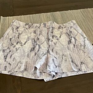 White House Black Market Snake Print Women Shorts